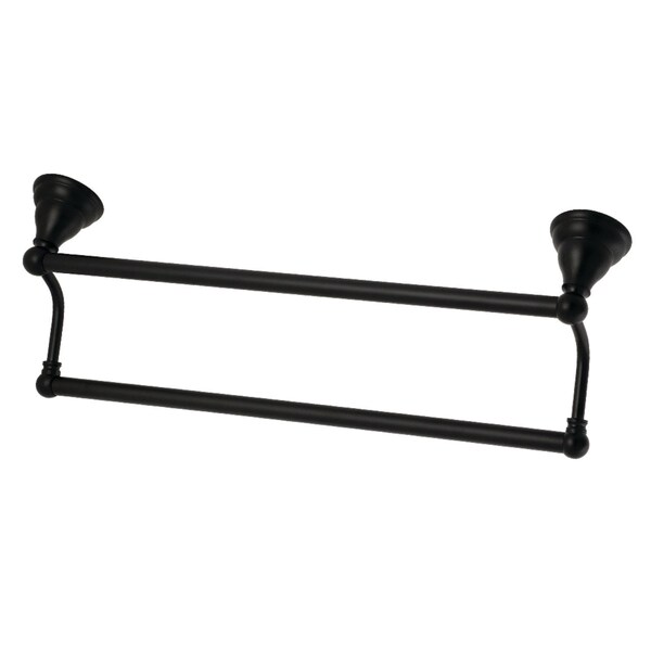 BA556318MB Royale 18" Dual Towel Bar, Matte Black